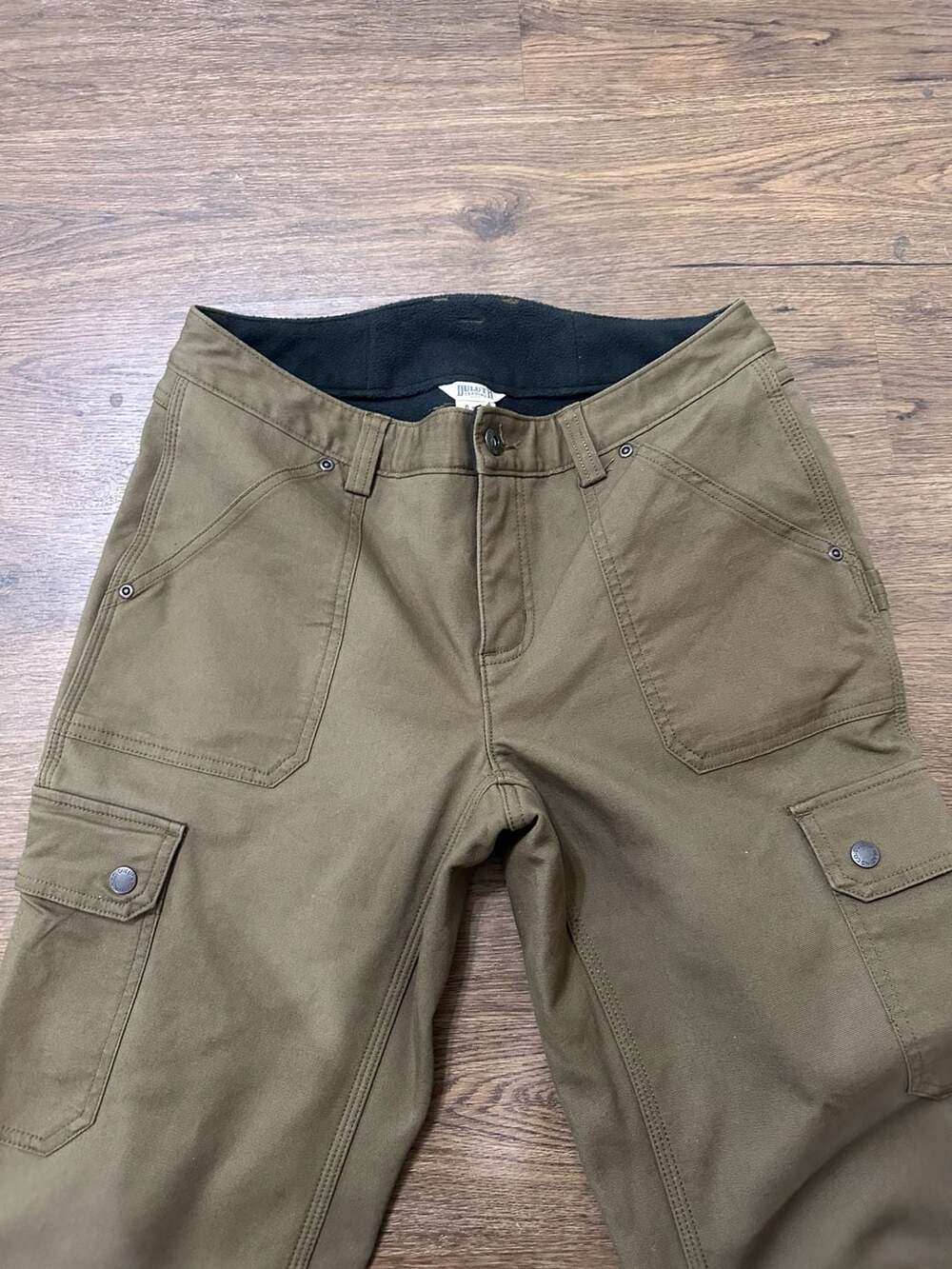 Duluth Flex Fire Hose Cargo Pants Womens 6x29 (27x29) Brown Relaxed Work - Picture 2 of 10